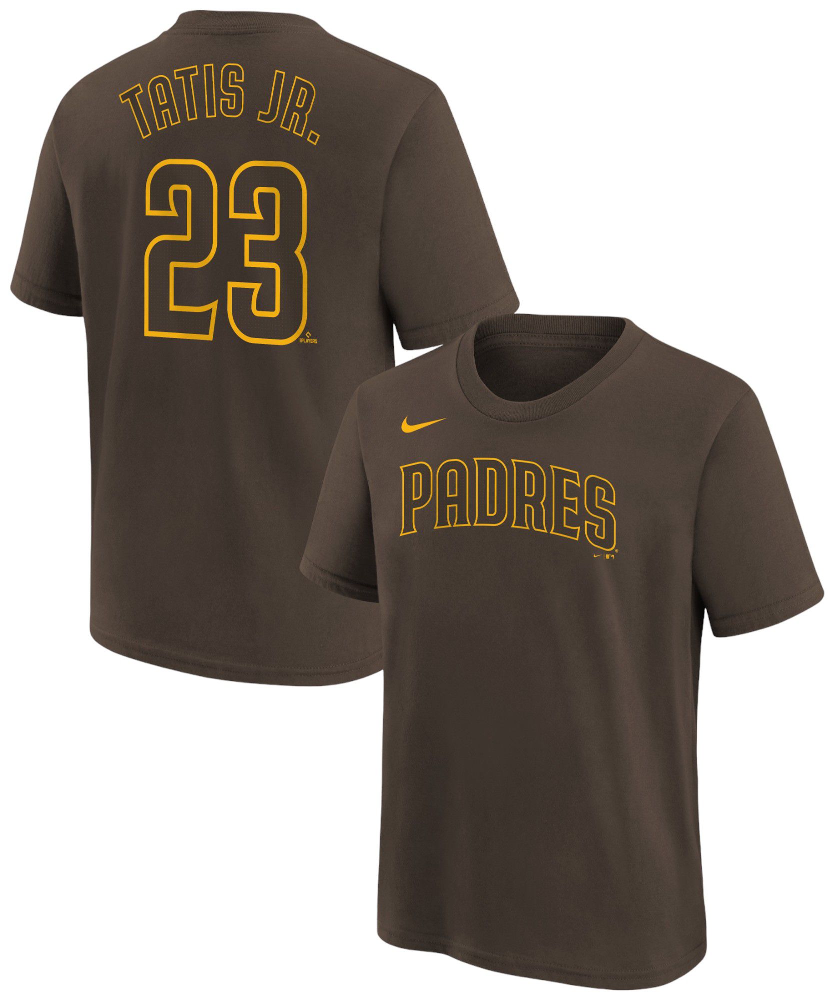 Nike Youth San Diego Padres Fernando Tatís Jr. #23 Gray Home T-Shirt product image