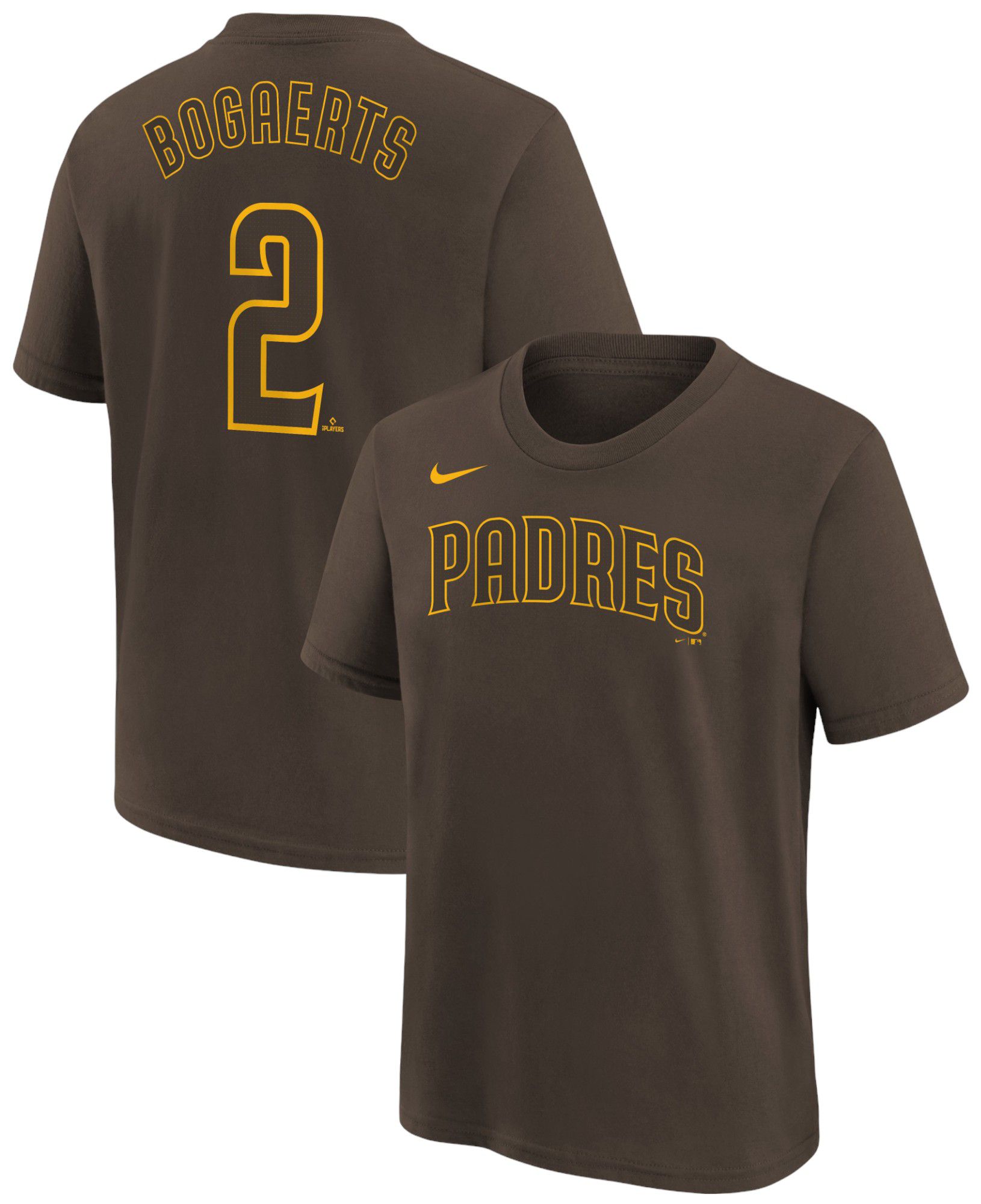 Nike Youth San Diego Padres Xander Bogaerts #2 Gray Home T-Shirt product image