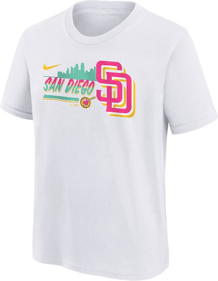 Nike Youth San Diego Padres White City Connect Graphic T-Shirt