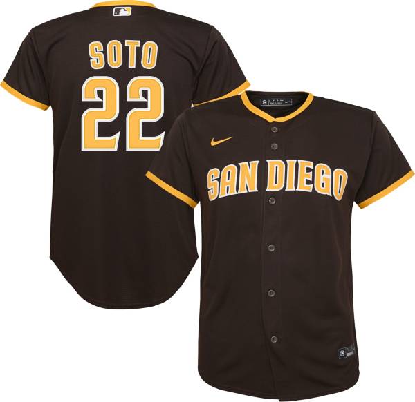 Nike Men's San Diego Padres Juan Soto #22 White Cool Base Jersey