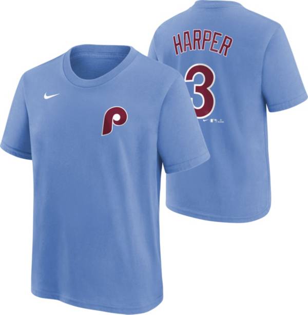 Nike Youth Philadelphia Phillies Bryce Harper #3 Blue T-Shirt product image