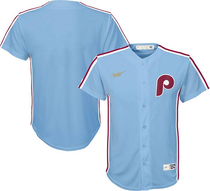 Nike Youth Philadelphia Phillies Cooperstown Blue Cool Base Jersey