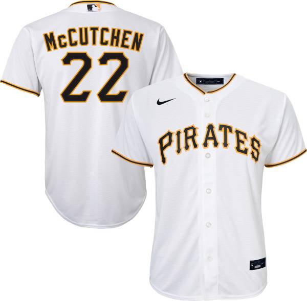 Nike Youth Pittsburgh Pirates Andrew McCutchen #22 White Home Cool Base  Jersey