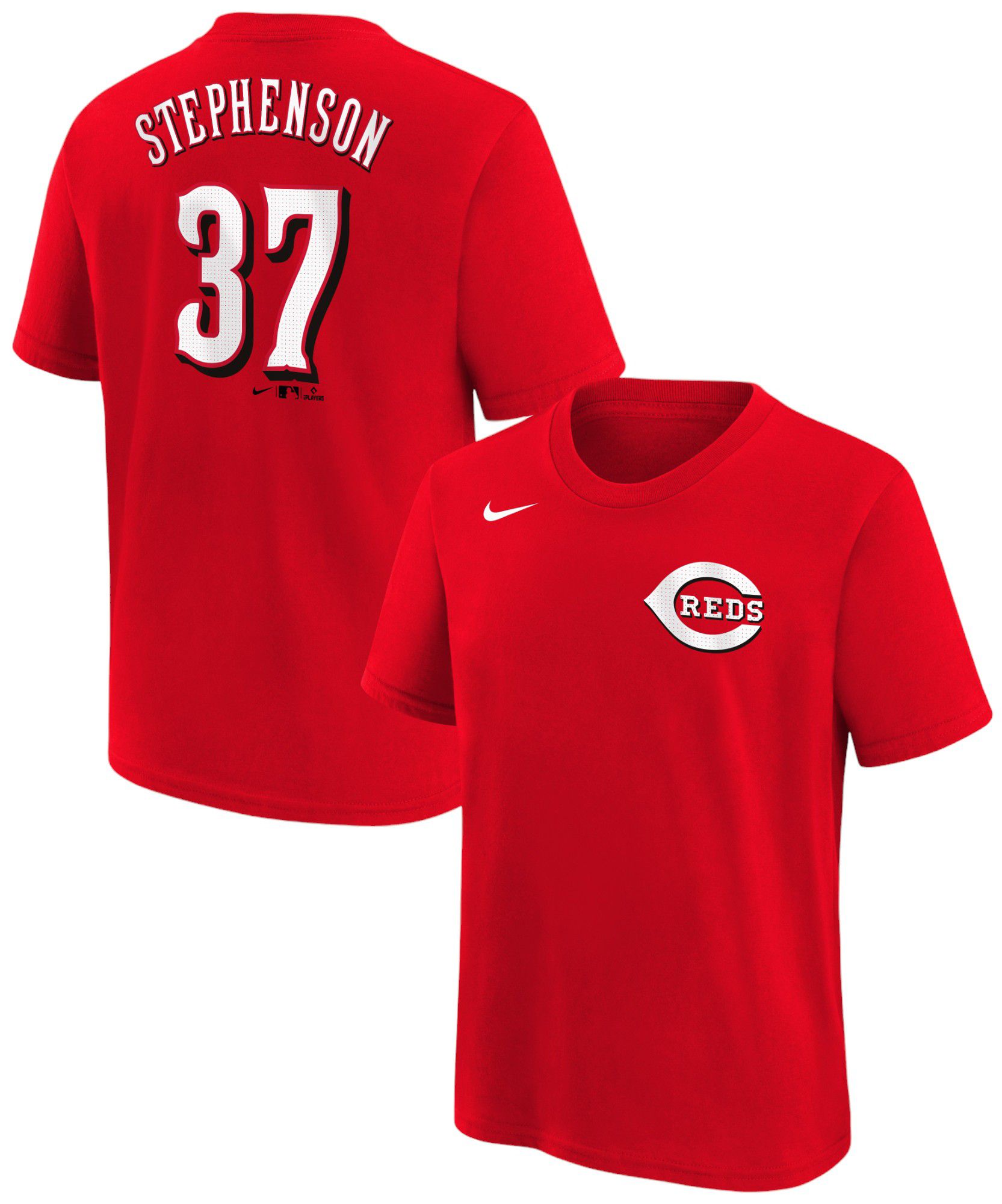 Nike Youth Cincinnati Reds Tyler Stephenson #37 Red Home T-Shirt product image