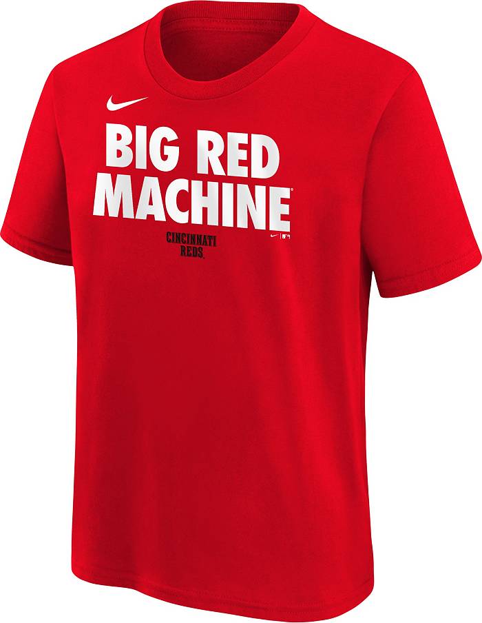 Youth White/Red Cincinnati Reds V-Neck T-Shirt 