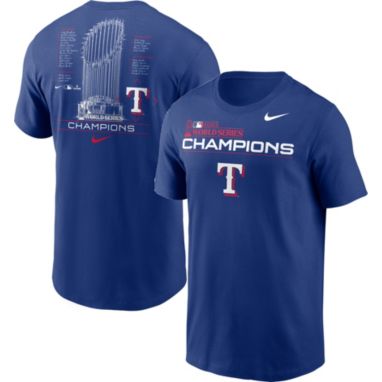 sorry, Nike Youth 2023 World Series Champions Texas Rangers Roster T-Shirt is currently out of stock