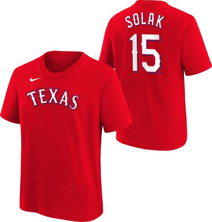 Nike Youth Texas Rangers Nick Solak #16 Red Home T-Shirt