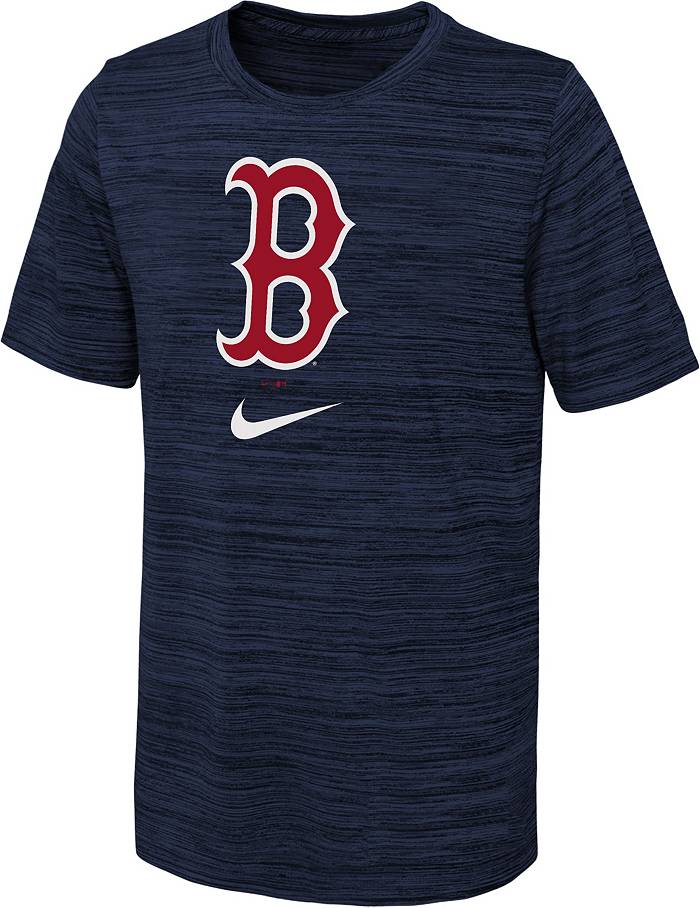 Nike Youth Boston Red Sox Navy Logo Velocity T-Shirt