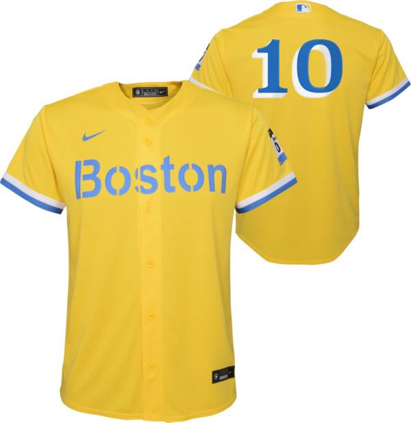 yellow red sox uniforms