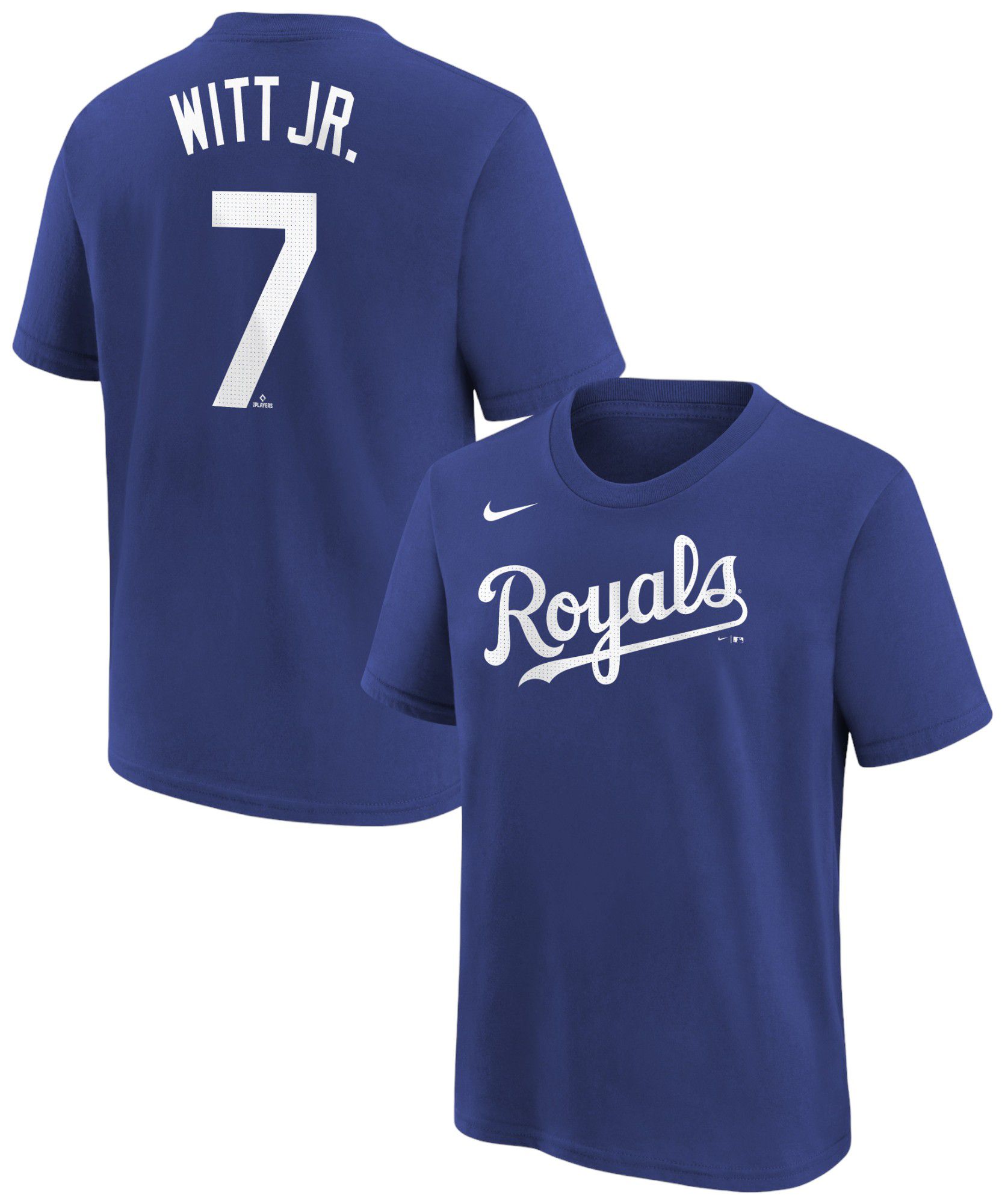 Nike Youth Kansas City Royals Bobby Witt Jr. #7 Blue Home T-Shirt product image