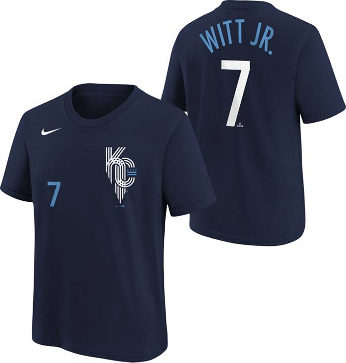 Dick's Sporting Goods Nike Youth Kansas City Royals Bobby Witt Jr. #7 Blue  T-Shirt