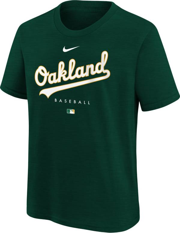 Nike Youth Oakland Athletics Green Early Work T-Shirt product image