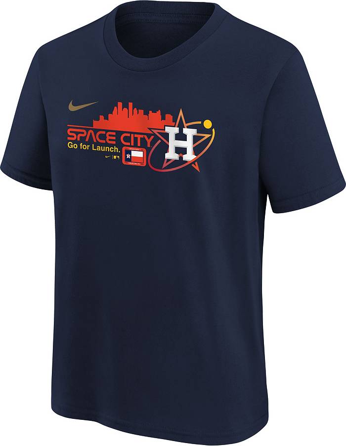 Nike Youth Houston Astros Navy City Connect Graphic T-Shirt