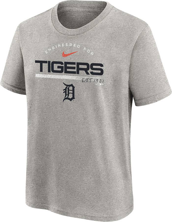 Nike Youth Detroit Tigers Gray Team Engineered T-Shirt