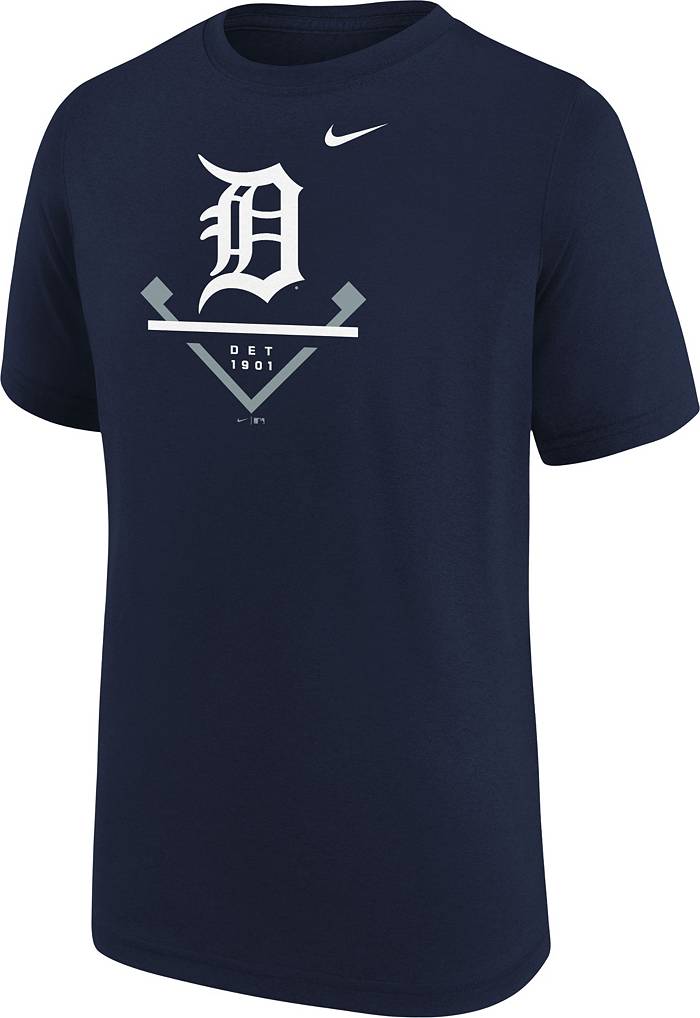 Youth Boys' Detroit Tigers Navy Logo Legend T-Shirt
