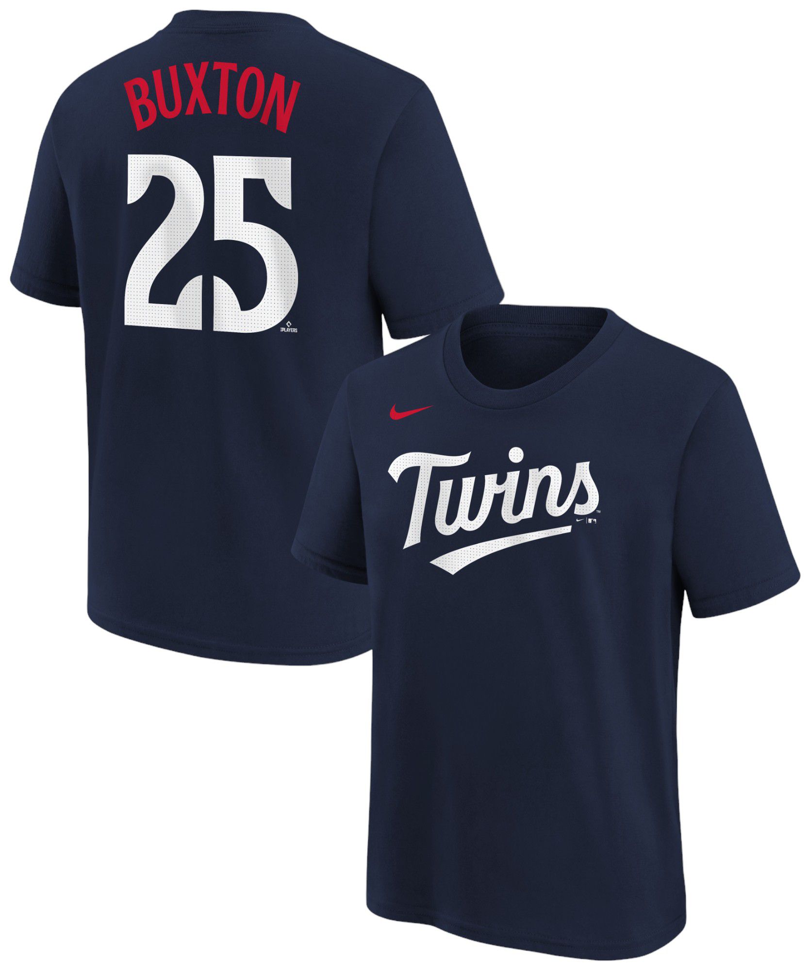 Nike Youth Minnesota Twins Byron Buxton #25 Navy Home T-Shirt product image