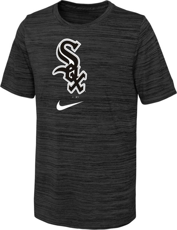 Nike Youth Chicago White Sox Black Logo Velocity T-Shirt product image