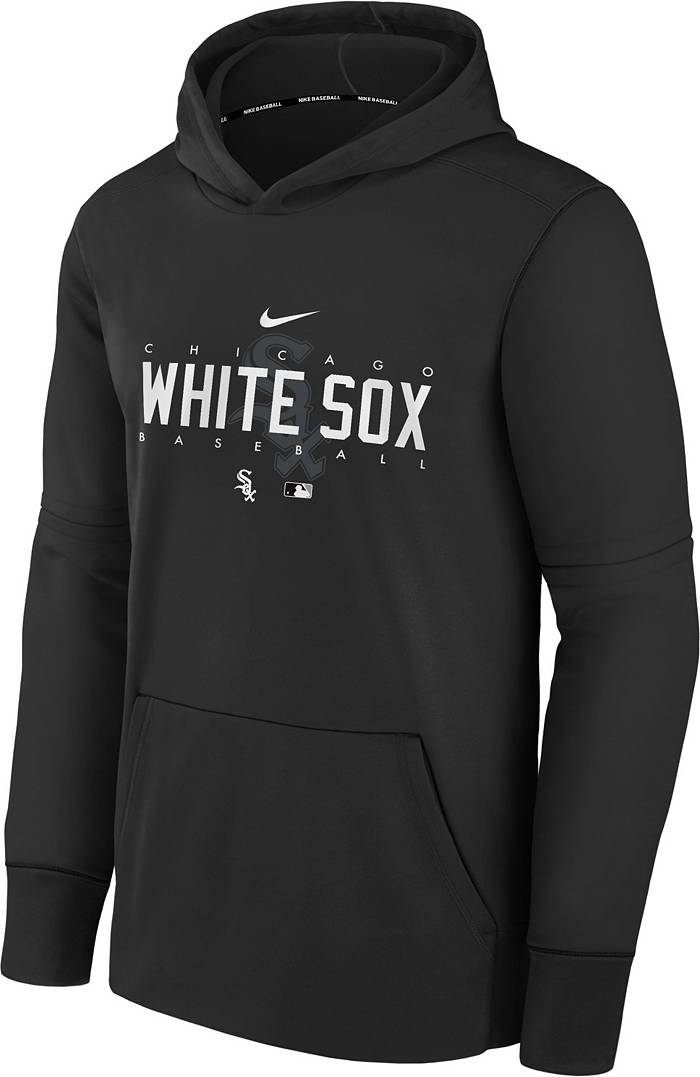 Nike Youth Replica Chicago White Sox Yoan Moncada #10 Cool Base Black Jersey