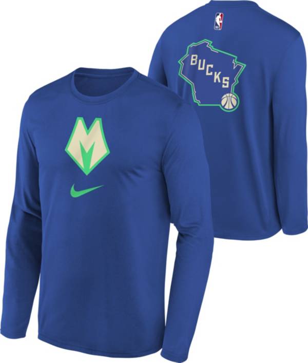 Milwaukee bucks long store sleeve t shirts