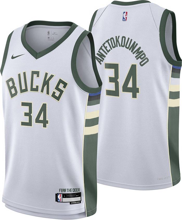 Milwaukee Bucks Nike Dri-FIT NBA Swingman Jersey.