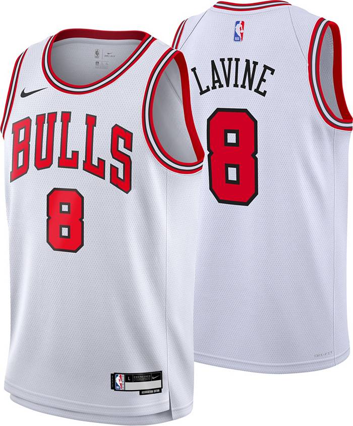 Unisex Chicago Bulls Zach LaVine Nike White Swingman Jersey
