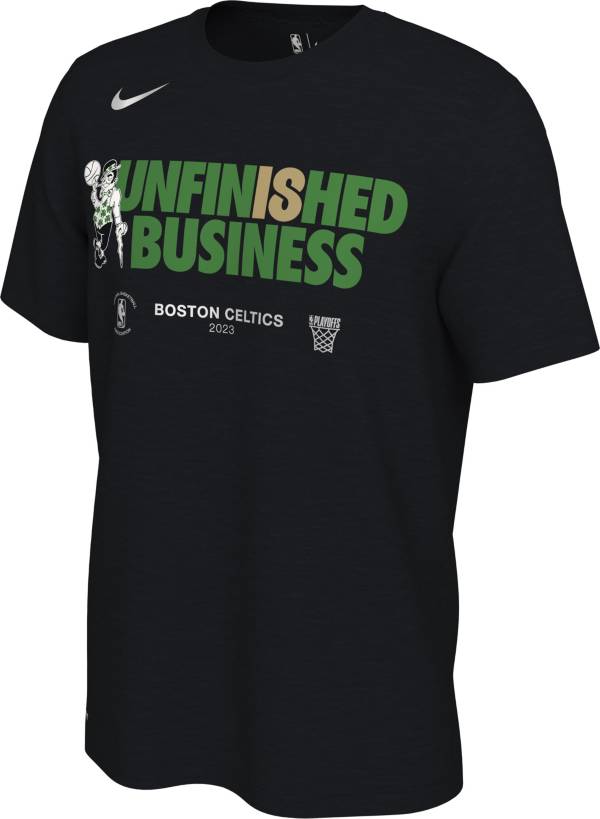 Nike Youth Boston Celtics "Unfinished Business" 2023 NBA Playoffs Mantra T-Shirt product image