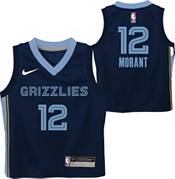 Nike Youth Memphis Grizzlies Ja Morant #12 Blue Cotton T-Shirt
