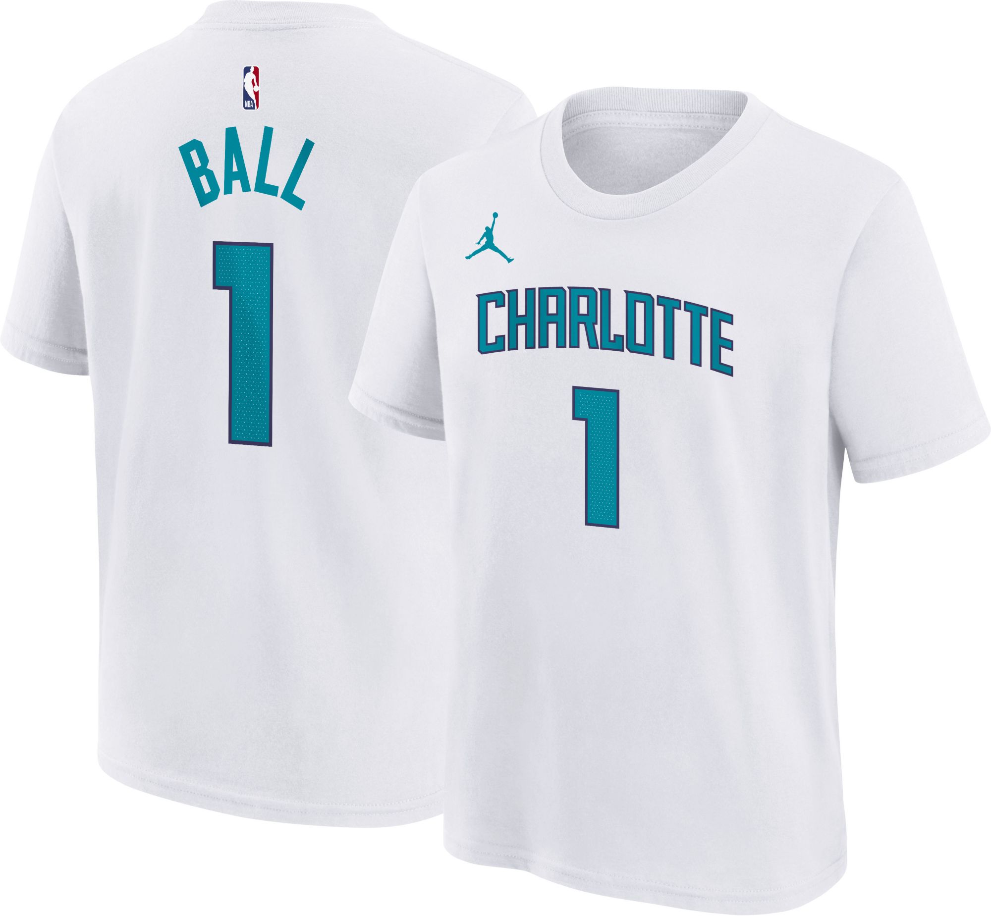 Nike Youth Charlotte Hornets LaMelo Ball #1 White T-Shirt product image