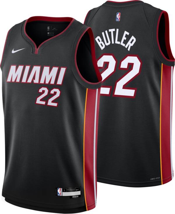 Nike Youth Miami Heat Jimmy Butler 22 Black Swingman Jersey