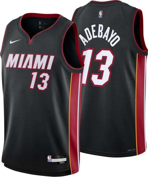 Bam Ado Nike Miami HEAT Vice Nights Swingman NBA bad Jersey Size XL  Black 13