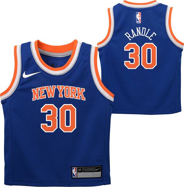 Nike Youth New York Knicks RJ Barrett #9 Navy Dri-FIT Swingman Jersey