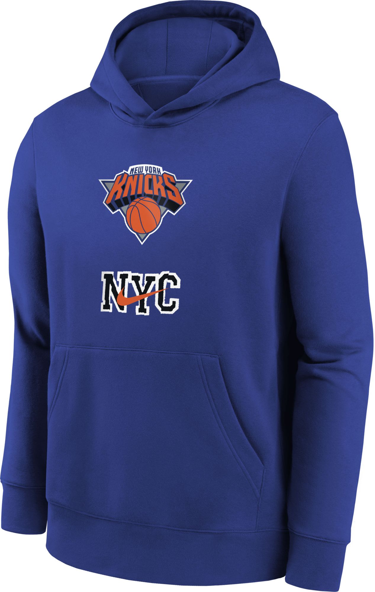 Nike Youth 2023-24 City Edition New York Knicks Pullover Hoodie - Big ...