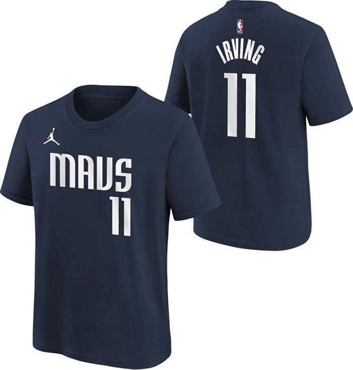 Dallas Mavericks Kyrie Irving Name & Number T-Shirt - Royal Blue - Mens