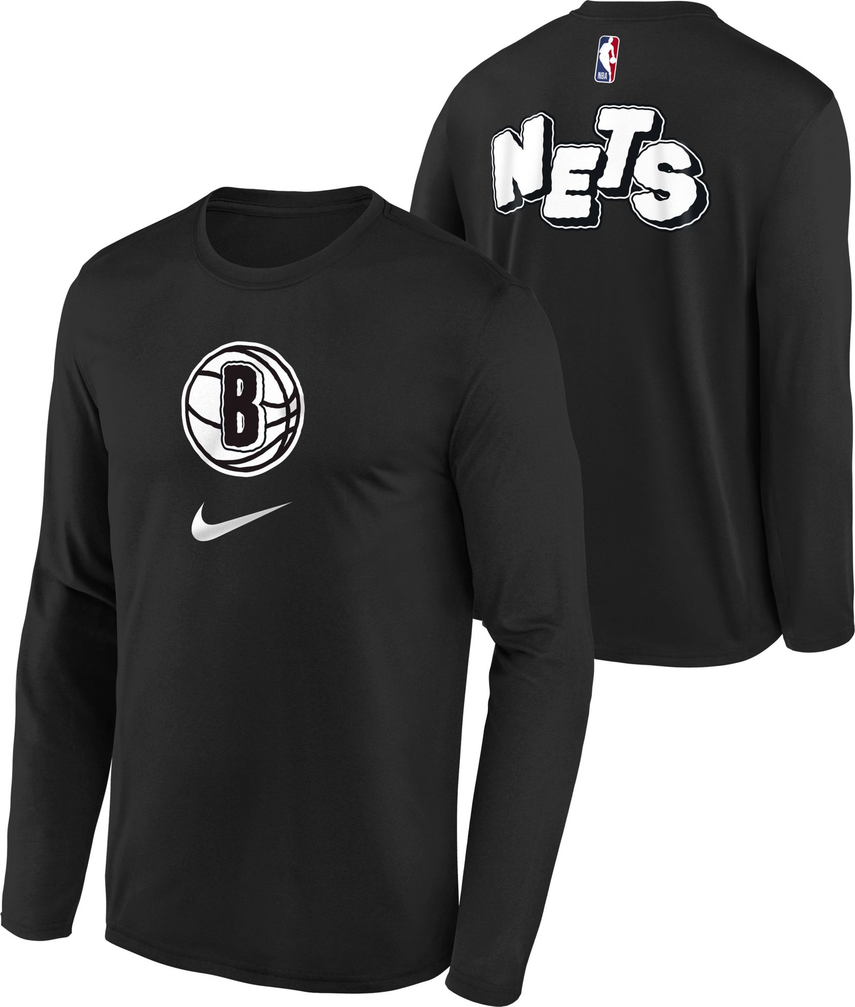 Nike Youth 2023-24 City Edition Brooklyn Nets Program Long Sleeve T-Shirt