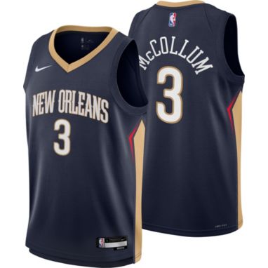 sorry, Nike Youth New Orleans Pelicans CJ McCollum #3 Navy Swingman Jersey is currently out of stock
