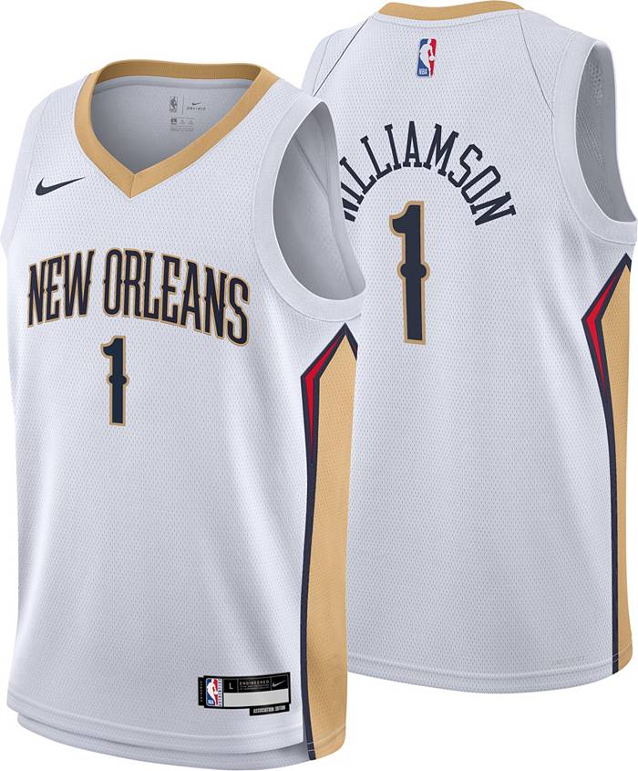 NBA New Orleans Pelicans White #1 Jersey,New Orleans Pelicans