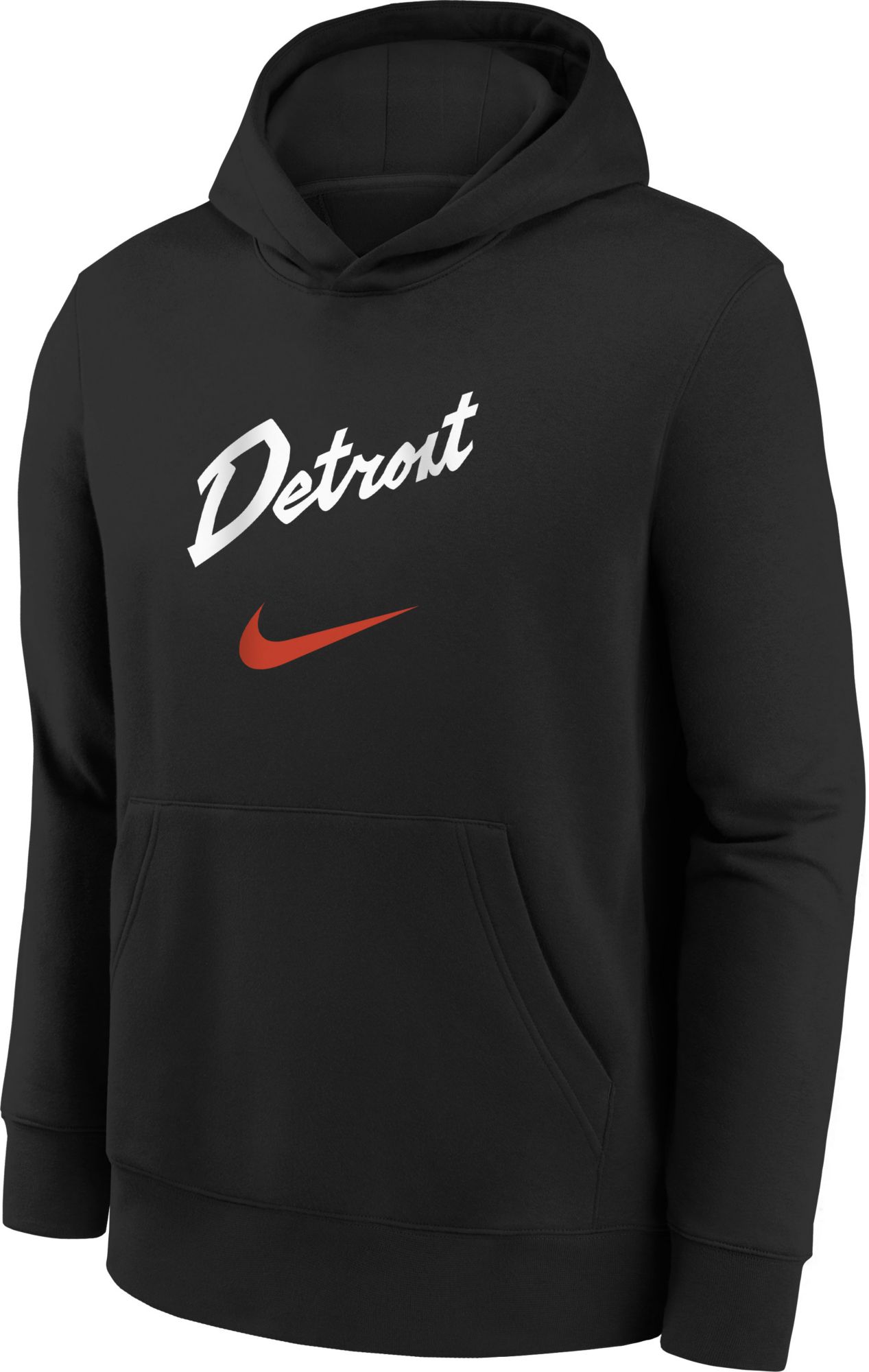 Nike Youth 2023-24 City Edition Detroit Pistons Pullover Hoodie