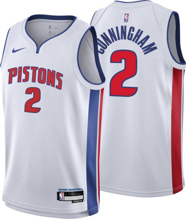 Nike Detroit Pistons Cade Cunningham Jersey (Size XXL)