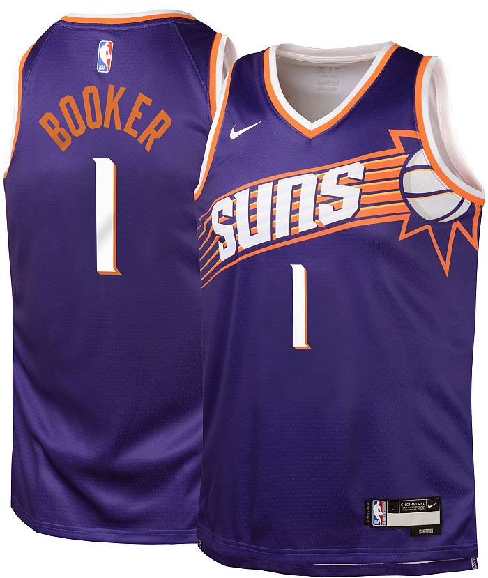 Devin Booker Phoenix Suns Nike Youth Swingman Jersey Purple - Icon Edition