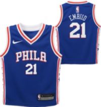 Blue Nike NBA Philadelphia 76ers Swingman Embiid #21 Jersey - JD Sports  Global