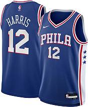 Nike Youth 2021-22 City Edition Philadelphia 76ers Tobias Harris #12 Blue Swingman Jersey