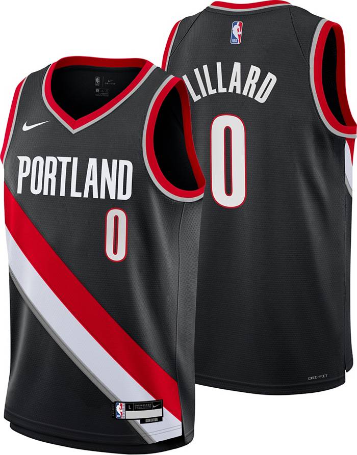 Nike Men's Portland Trail Blazers Black Fleece Pullover Hoodie, XXL