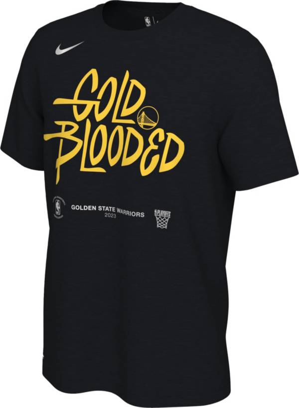Nike Youth Golden State Warriors "Gold Blooded" 2023 NBA Playoffs Mantra T-Shirt product image