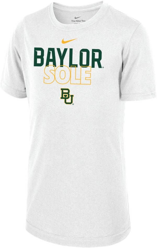 Nike Youth Baylor Bears White 2023 March Madness Basketball Baylor Sole Bench T-Shirt product image