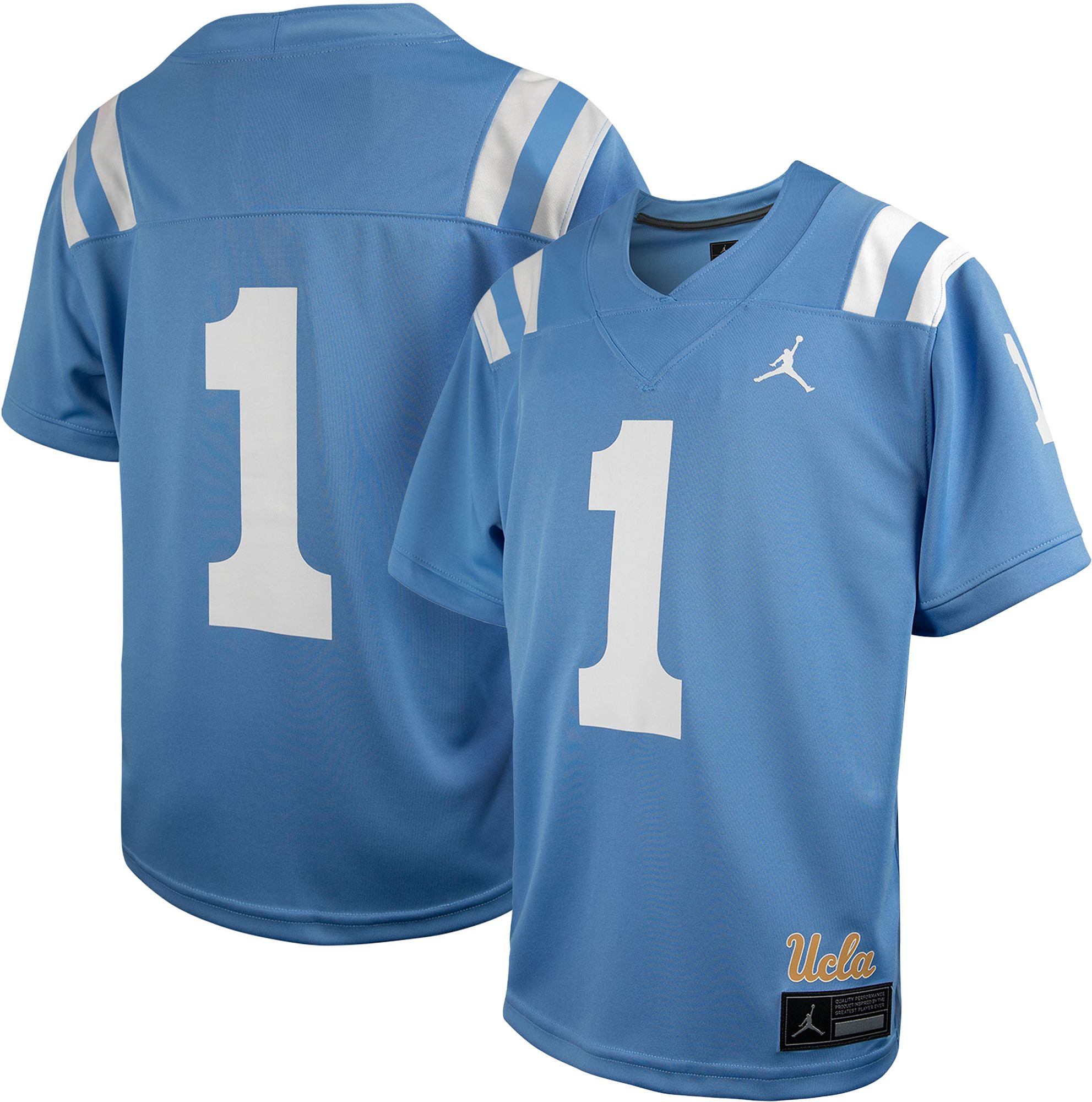 Jordan Youth UCLA Bruins #1 True Blue Replica Football Jersey product image