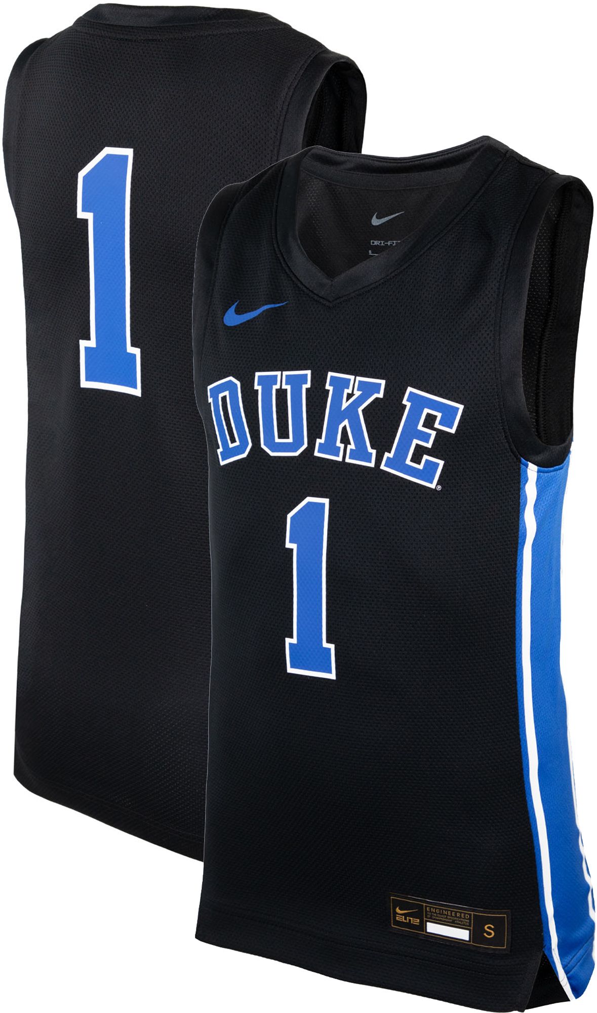 Nike Youth Duke Blue Devils #1Black Replica Basketball Jersey product image