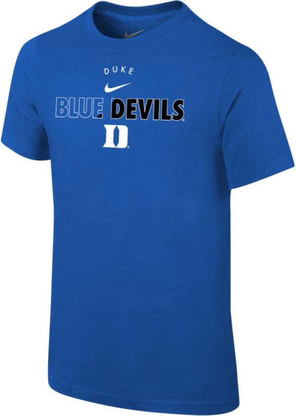 Nike Youth Duke Blue Devils Duke Blue Core Cotton Logo T-Shirt | Dick's ...