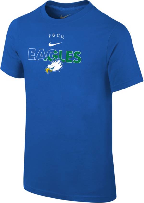 Nike / Youth Florida Gulf Coast Eagles Grey Core Cotton Long Sleeve T-Shirt