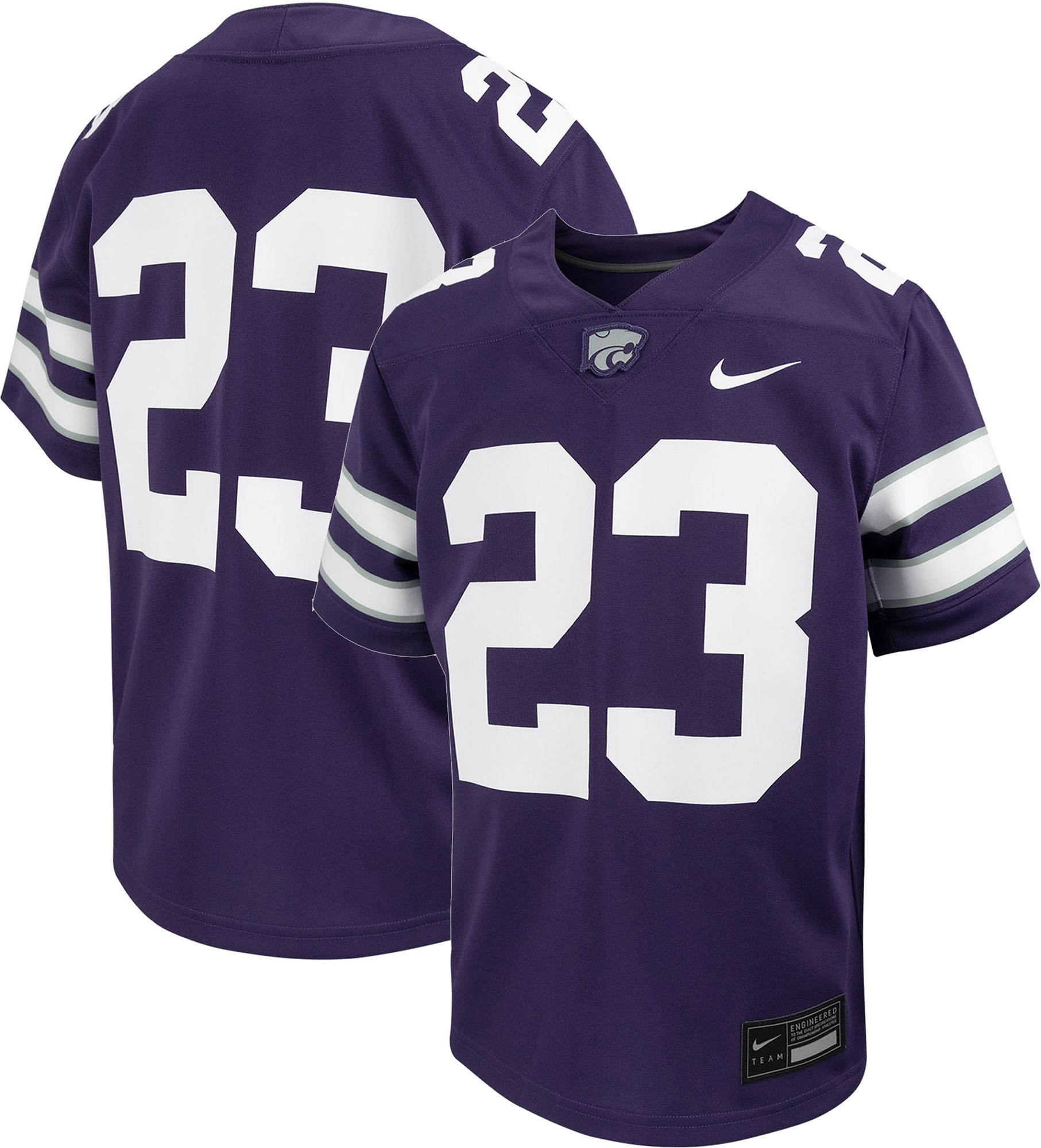 Nike Little Kids' Kansas State Wildcats #23 Purple Replica Football Jersey product image