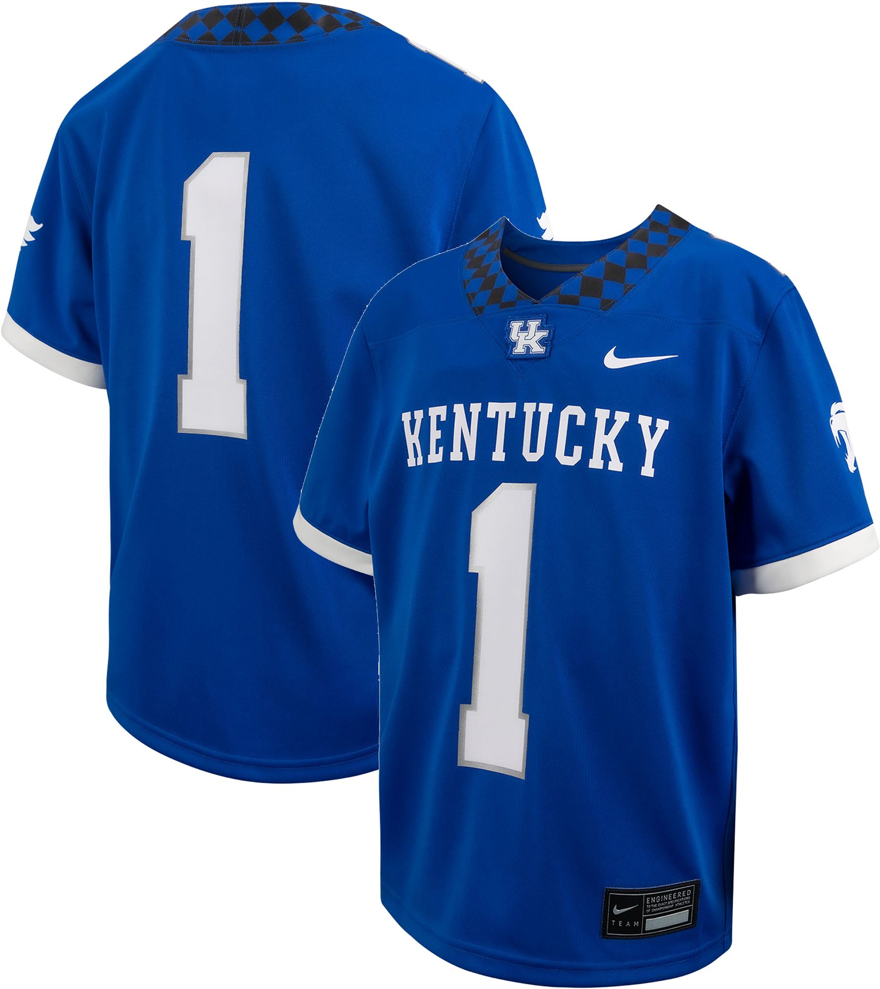 Nike Youth Kentucky Wildcats Royal Blue Replica Football Jersey product image